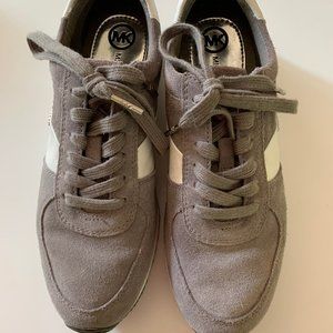 Michael Kors Allie Trainer Suede Sneakers, Size 8